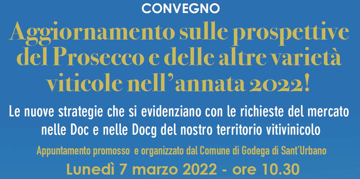 Convegno "aggiornamento sulle prospettive del Prosecco"