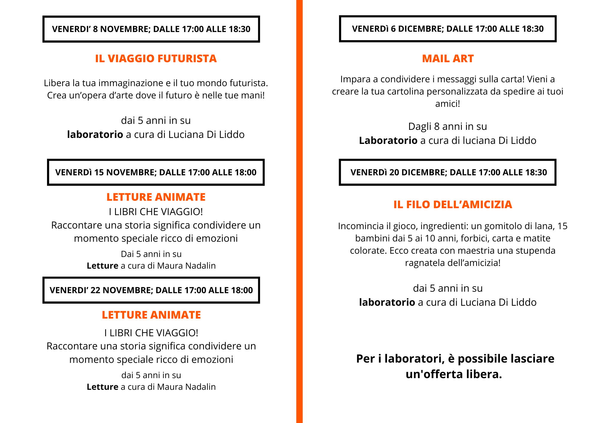 Vitamine di letture ed iniezioni di creatività 